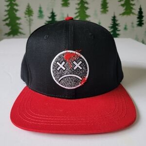Loot Crate Law Breakers Bloody Sad Face Snapback.